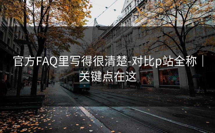 官方FAQ里写得很清楚-对比p站全称｜关键点在这